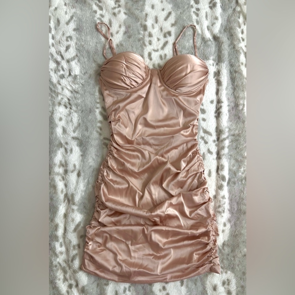 Oh Polly Silk Mini Dress